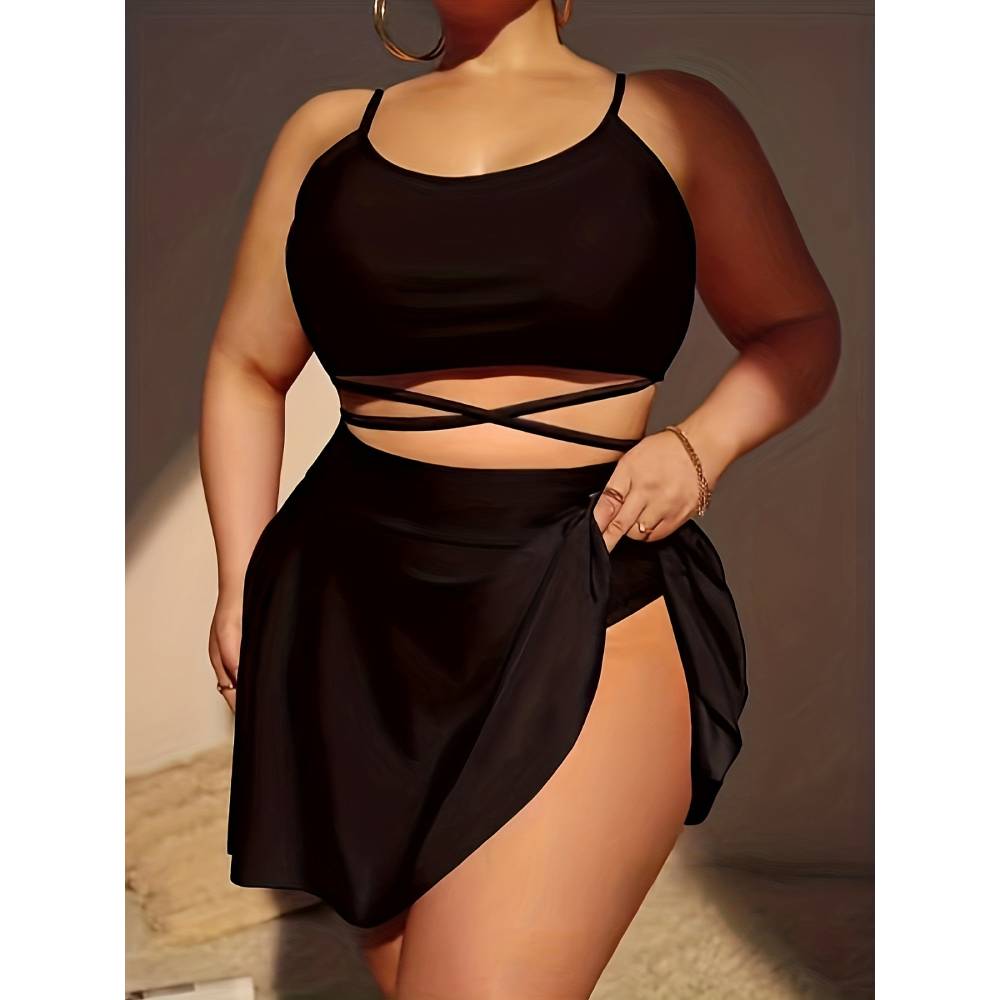 Monochrome Suit Set - Cikini Đồng Màu Đồ Bơi Nữ