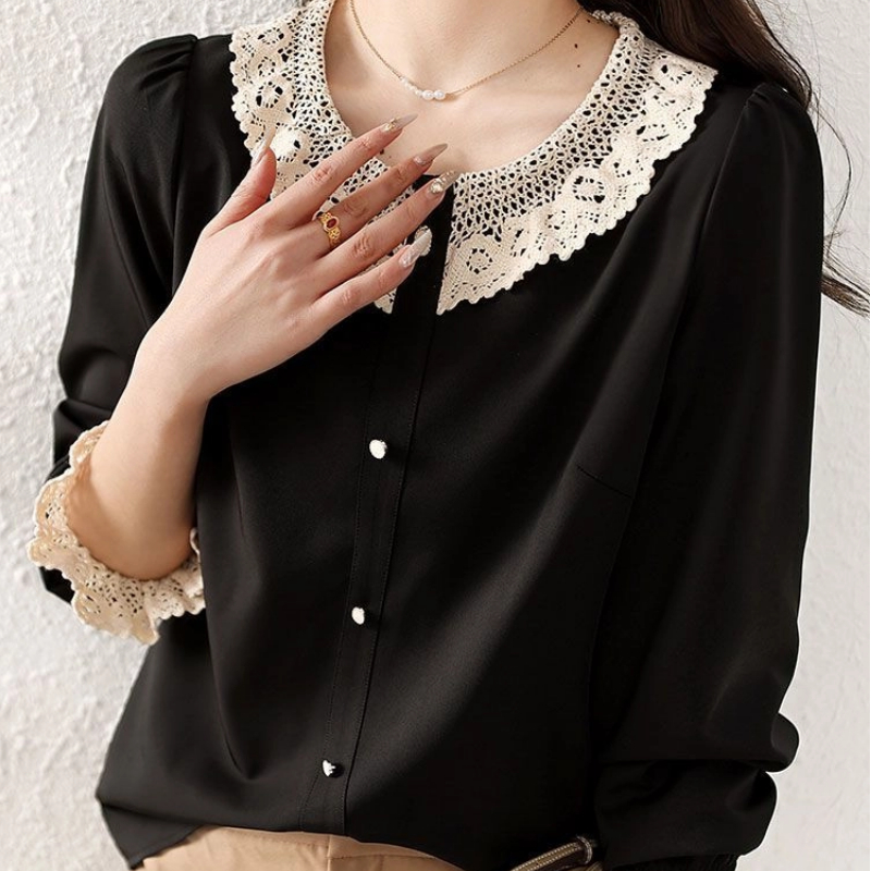 Women Clothes Contrast Patchwo - đánh giá và giá Women'S Formal Wear Blouse