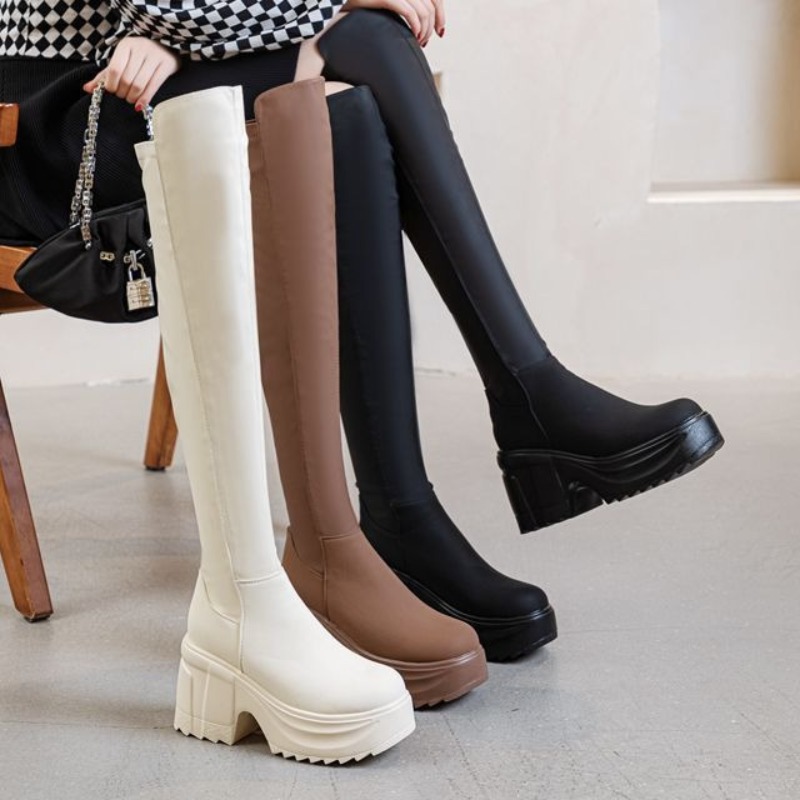 Womens Knee High Thick Sole Wi - đánh giá và giá Formal Women'S Wear