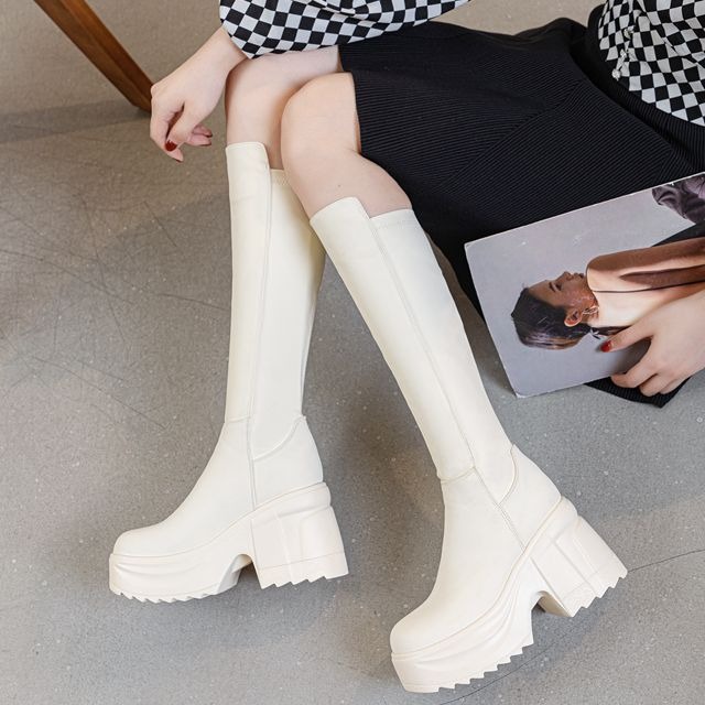 Womens Knee High Thick Sole Wi - đánh giá và giá Formal Women'S Wear