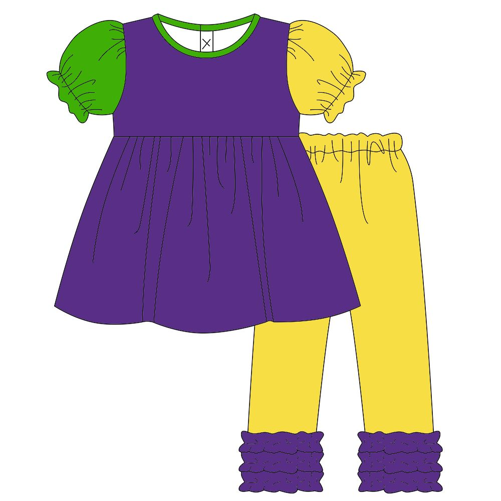 Mardi Gras New boutique childr - đánh giá và giá Monochrome Suit Set