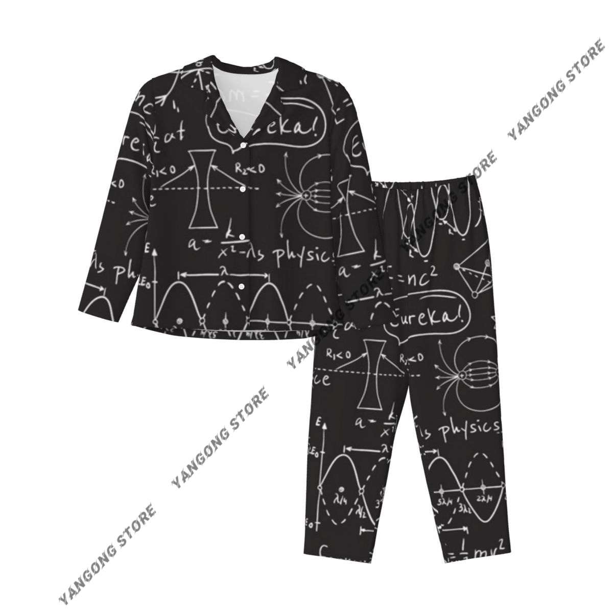 Women Sleepwear Pajamas Scienc - đánh giá và giá Monochrome Suit Set