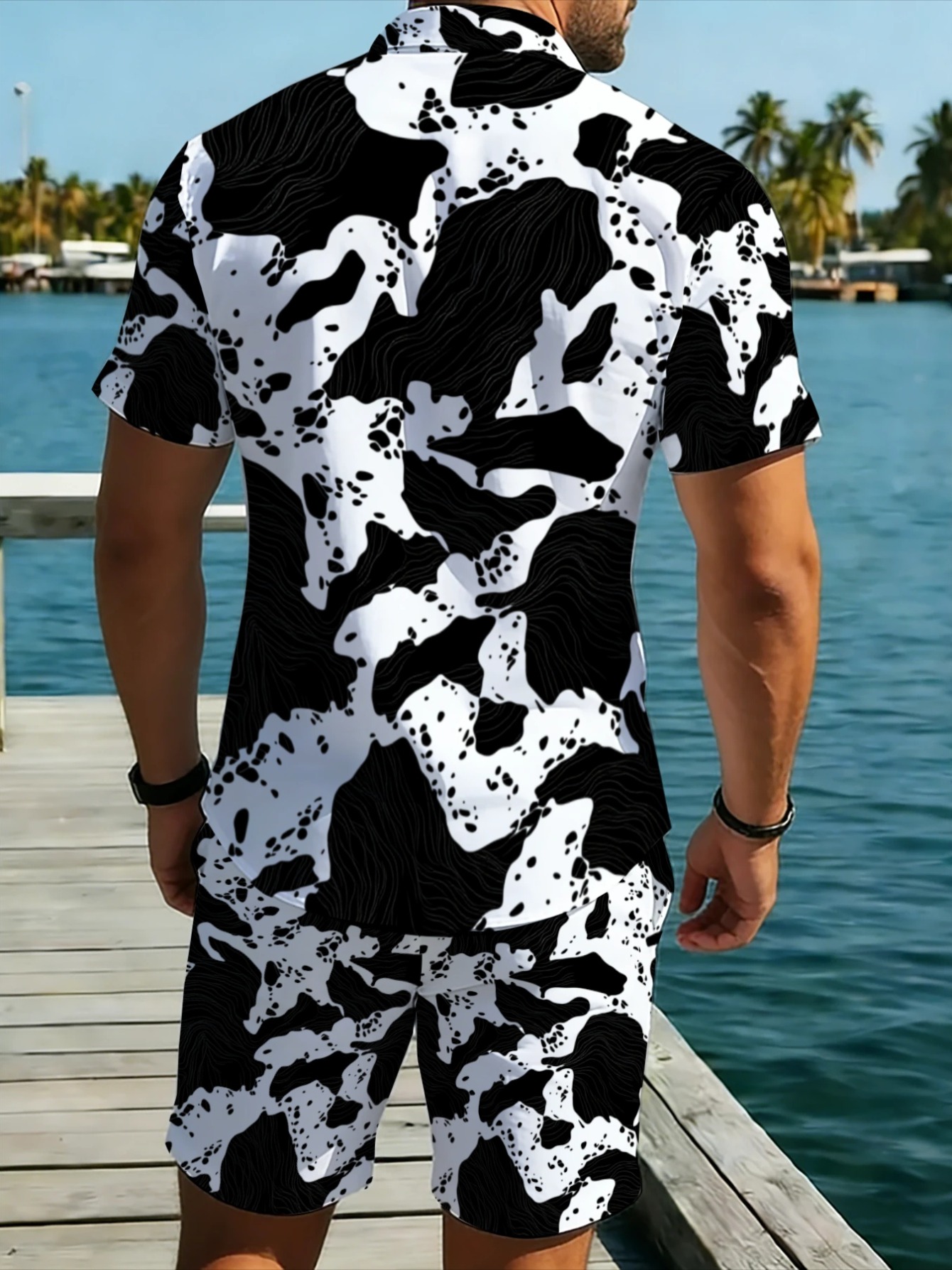 Monochrome Abstract Camouflage - đánh giá và giá Monochrome Suit Set