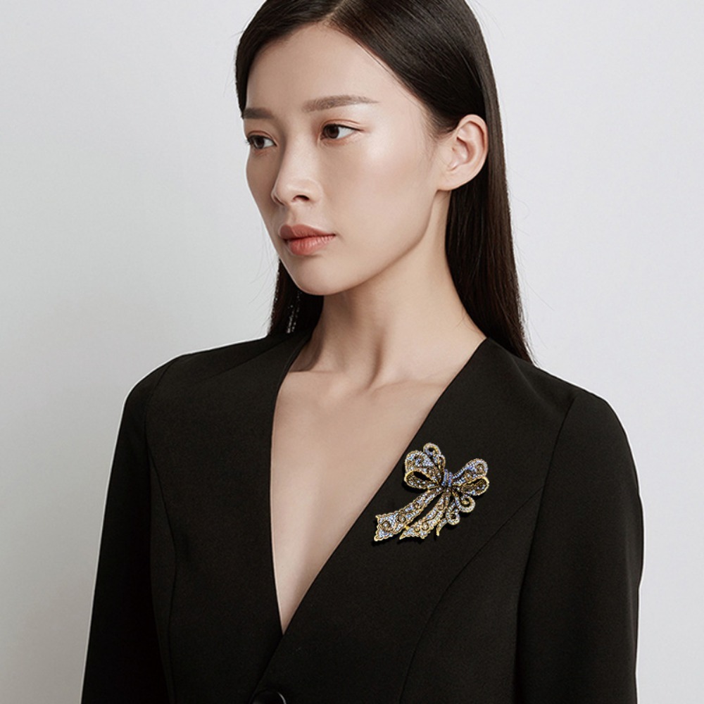 Vintage Bow-Shaped Brooch, Ele - đánh giá và giá Women'S Formal Wear Accessories