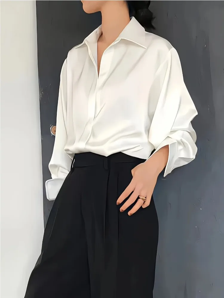 Plus Size Casual Women Silk Sh - đánh giá và giá Women'S Formal Wear Blouse