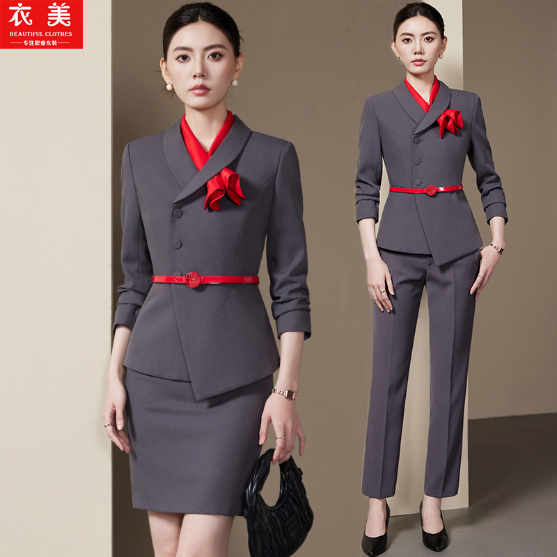 Gray Women's Suit Set2025New F - đánh giá và giá Women'S Formal Wear Stores