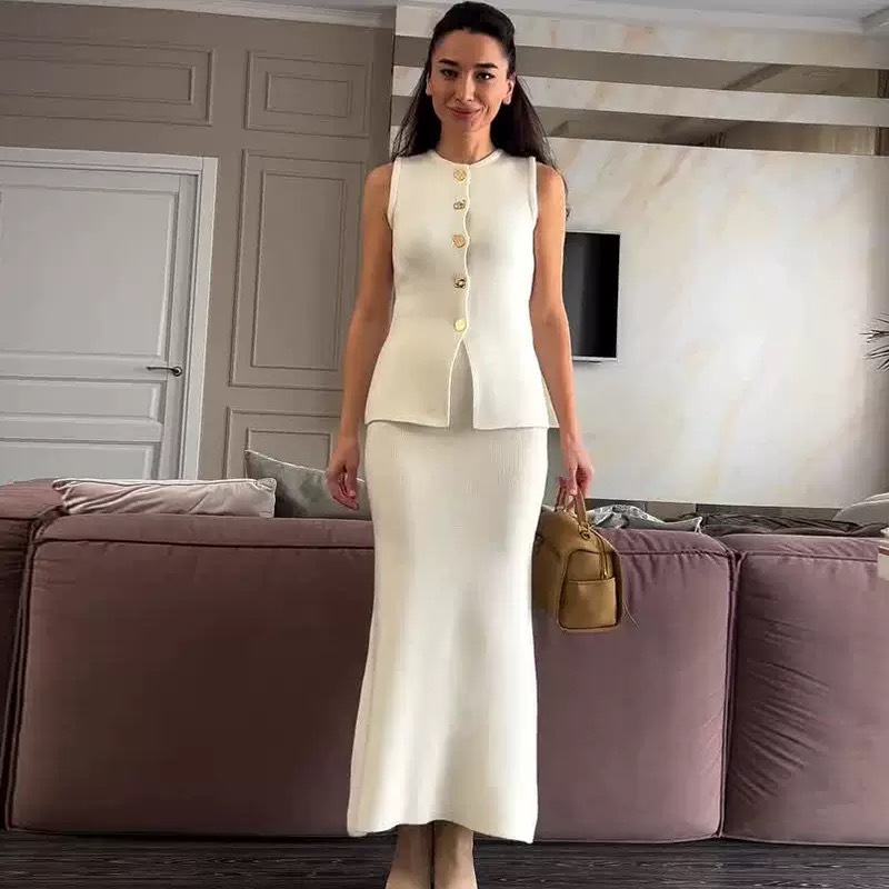 Round-neck Single-breasted Sle - đánh giá và giá Formal Women'S Wear