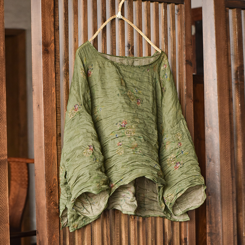 Women Oversize Vintage Ramie O - đánh giá và giá Women'S Formal Wear Blouse