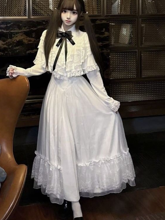 Japanese Short Sleeve Bow Lace - đánh giá và giá Formal Women'S Wear