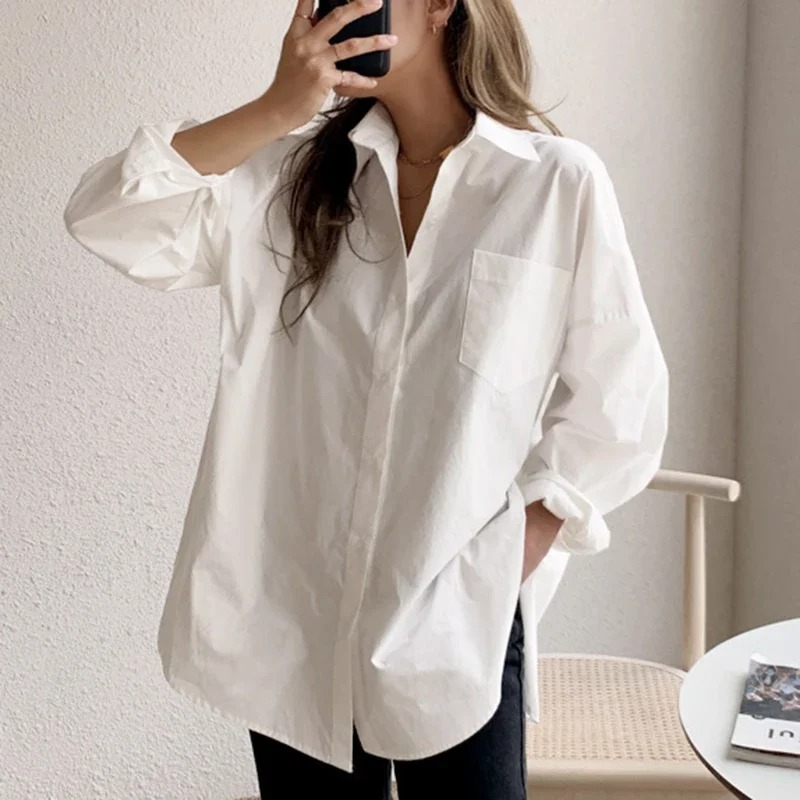 2026 Fashion New Cotton Long S - đánh giá và giá Women'S Formal Wear Blouse