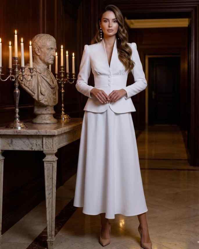 Elegant Two Piece Women Suit S - đánh giá và giá Women Formal Wear Business