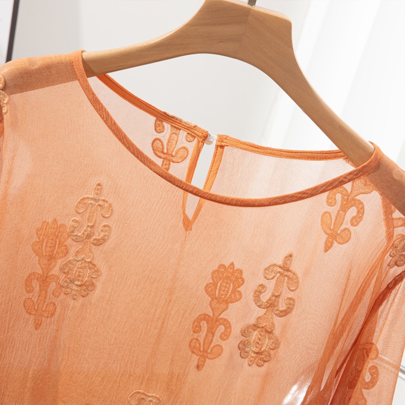 100% Mulberry Silk Women Long  - đánh giá và giá Women'S Formal Wear Blouse