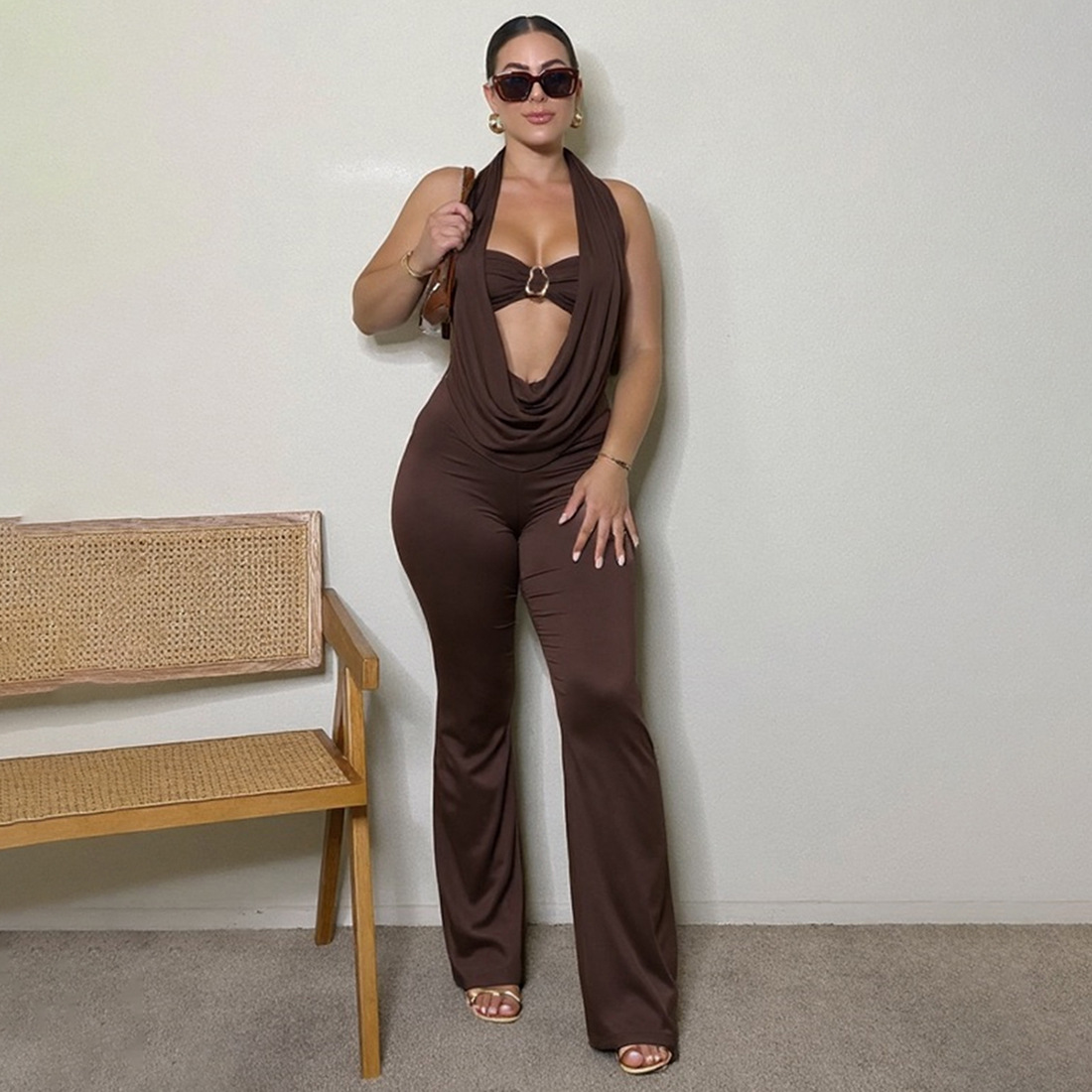 Black Women Jumpsuit 2 Pieces  - đánh giá và giá Women'S Formal Jumpsuit Evening Wear