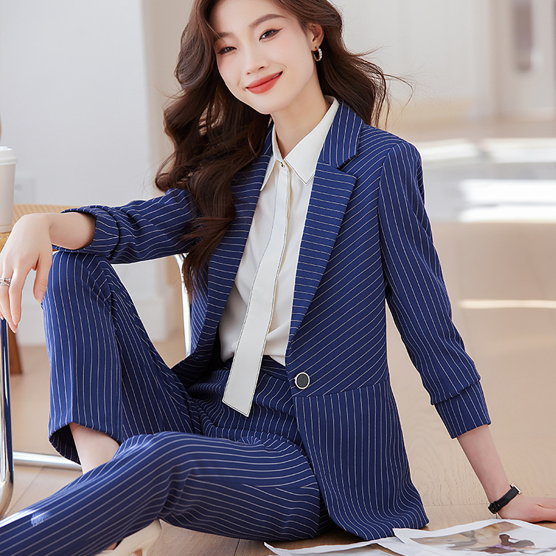 Blue striped suit for women202 - đánh giá và giá Women'S Formal Wear Stores
