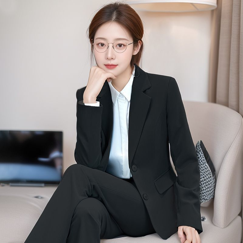 Korean Black Suit Jacket For W - đánh giá và giá Women Formal Wear Korean