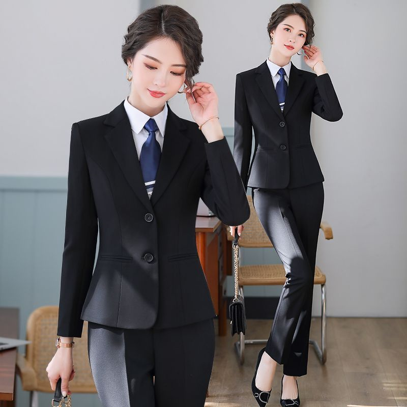 Korean Black Suit Jacket For W - đánh giá và giá Women Formal Wear Korean