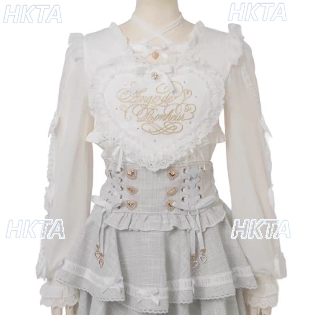 Japanese New Sweet Cute Pink W - đánh giá và giá Women'S Formal Wear Blouse