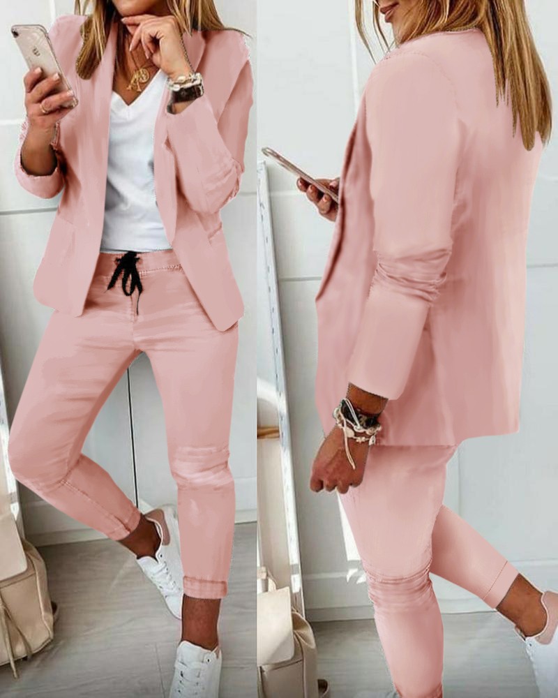 Women's Monochrome Casual Busi - đánh giá và giá Monochrome Suit Set